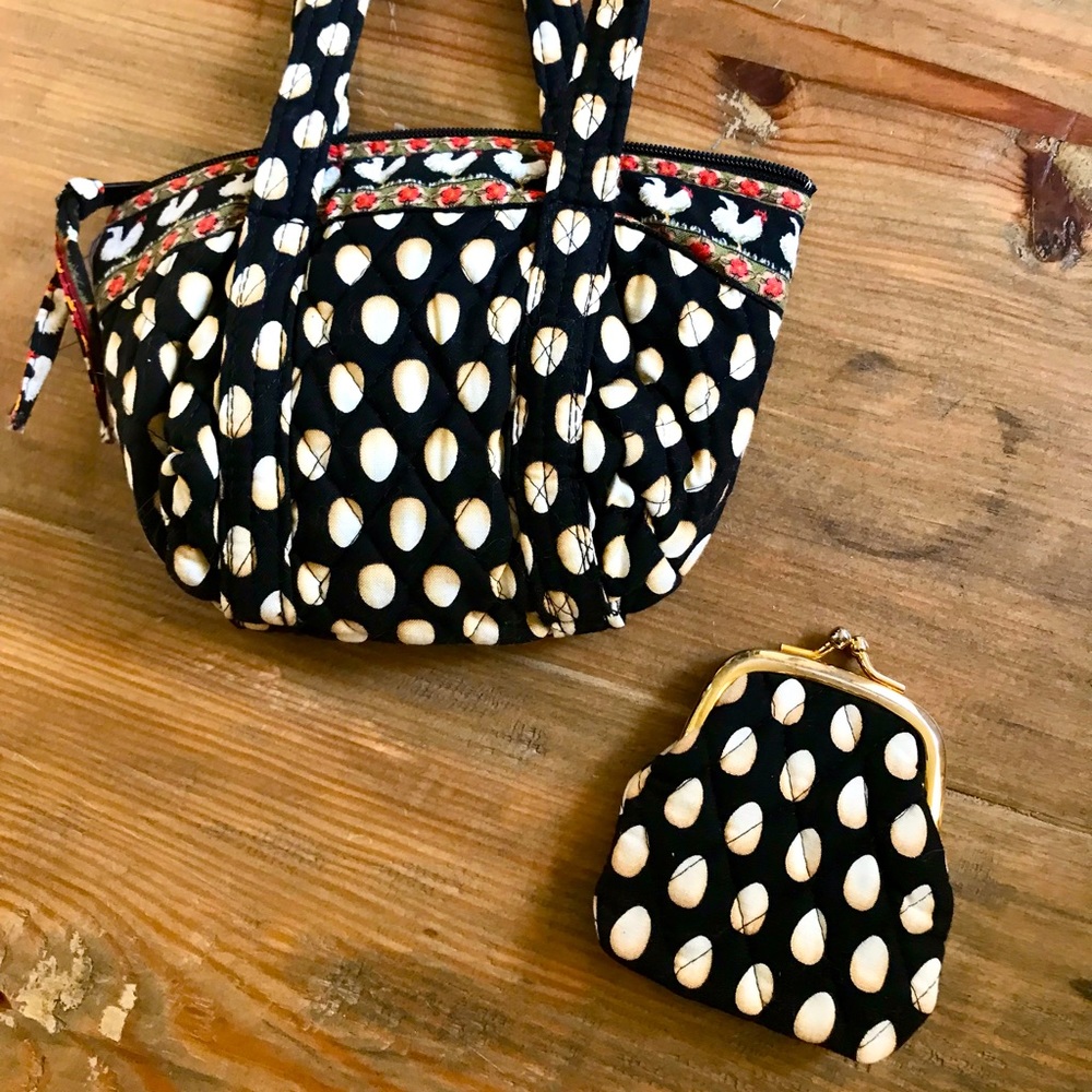 Vera Bradley Chanticleer purse & coin purse